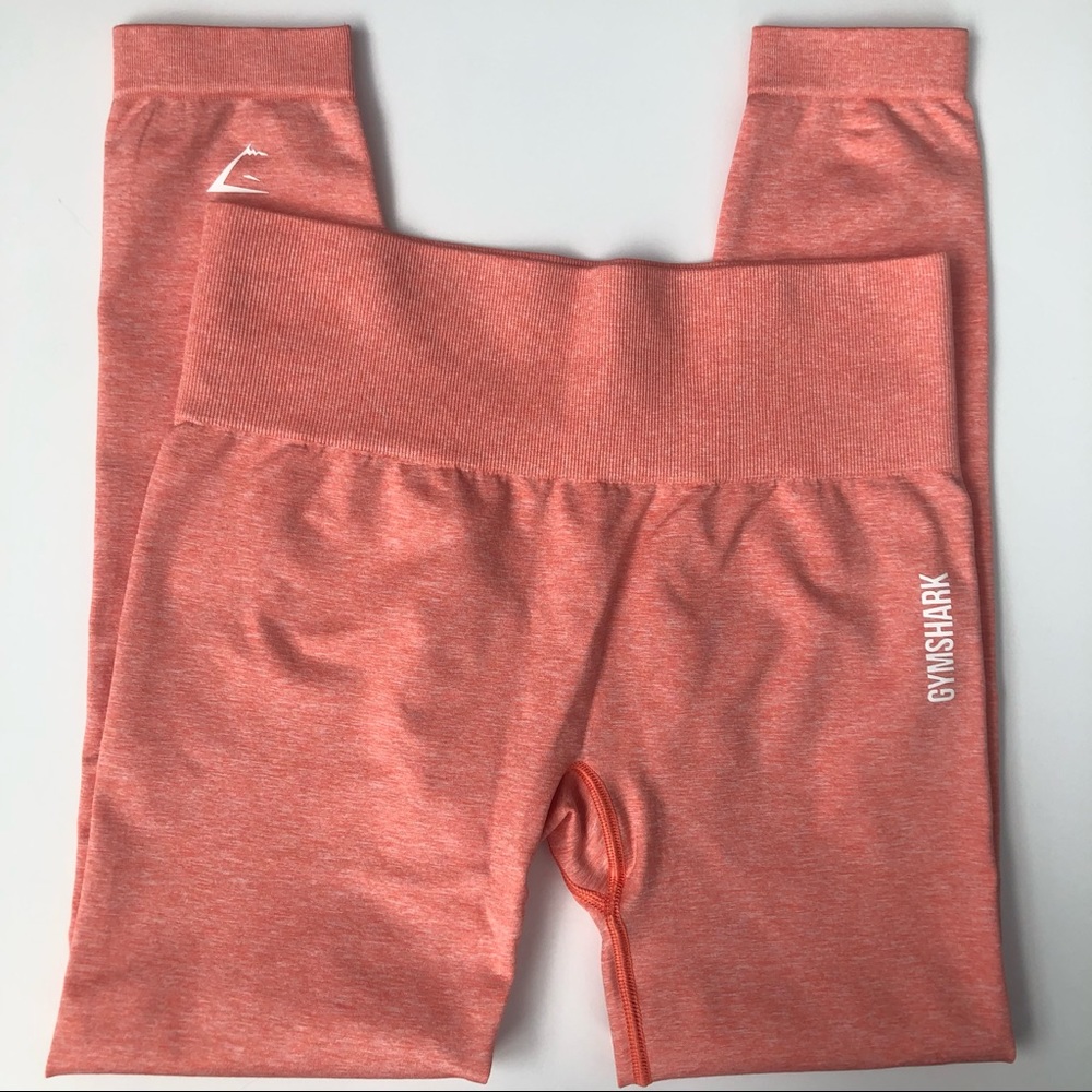 Gymshark M/M Adapt Marl Seamless Leggings & Long Sleeve Crop Top Set - Picture 9 of 15